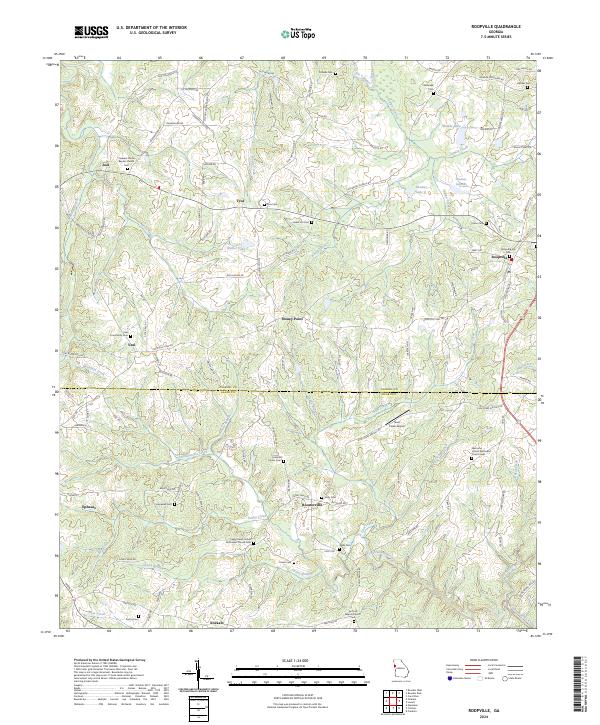 USGS Topographic Map – Roopville
