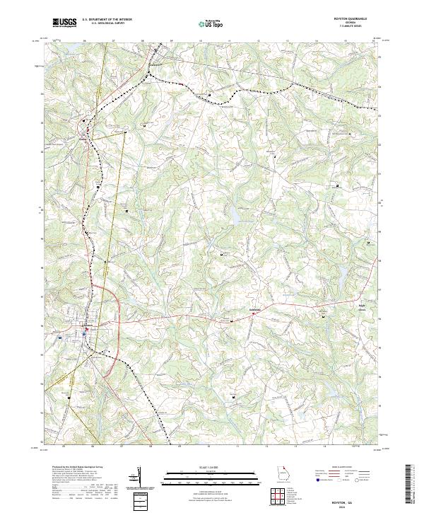 USGS Topographic Map – Royston
