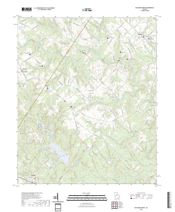 USGS Topographic Map – Rutledge North