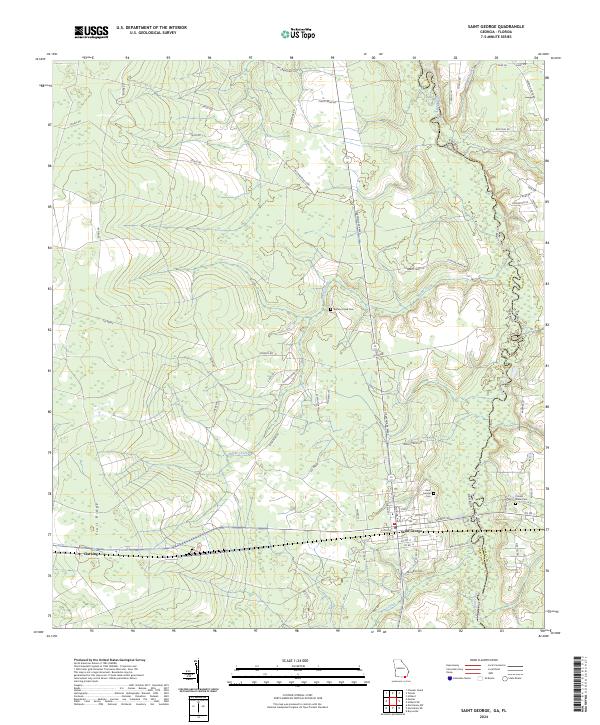 USGS Topographic Map – Saint George