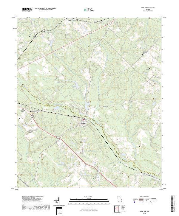 USGS Topographic Map – Scotland