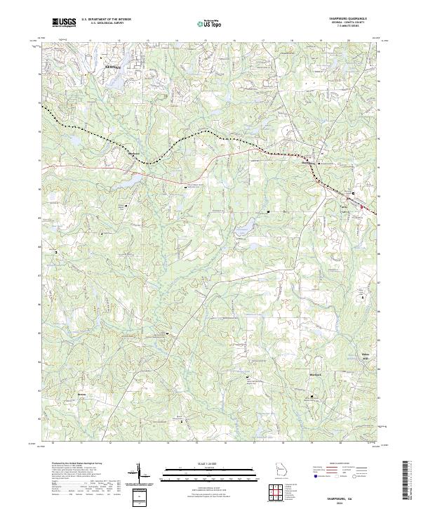 USGS Topographic Map – Sharpsburg
