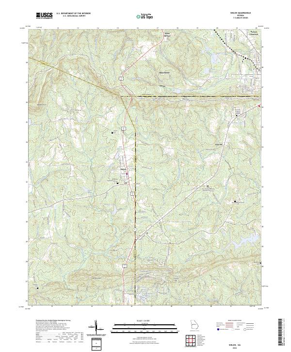 USGS Topographic Map – Shiloh