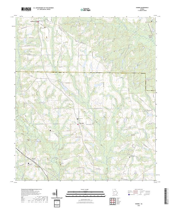 USGS Topographic Map – Sigsbee