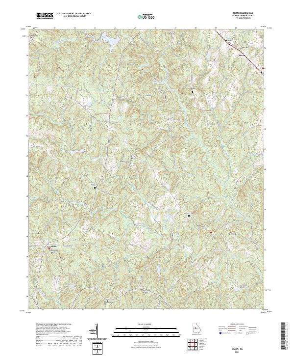 USGS Topographic Map – Smarr