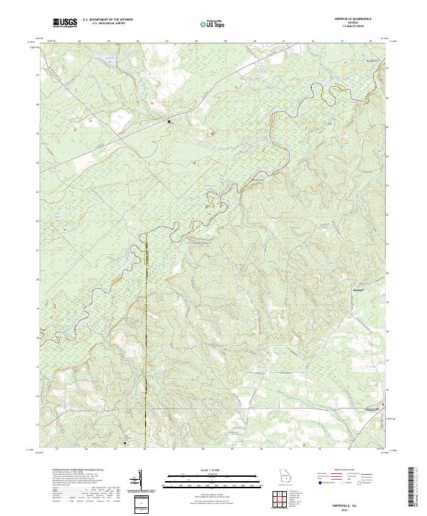 USGS Topographic Map – Snipesville
