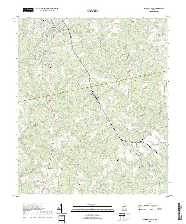 USGS Topographic Map – Soperton South