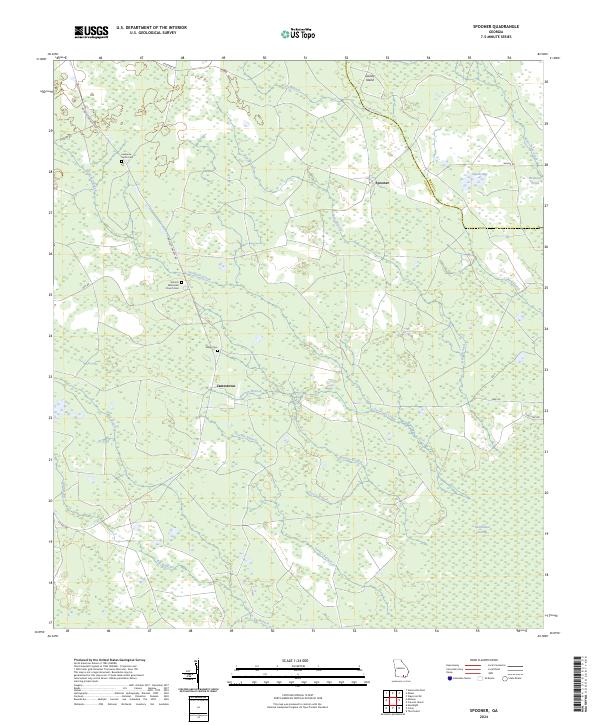 USGS Topographic Map – Spooner