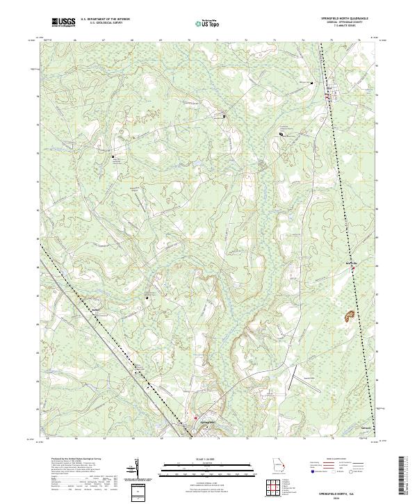 USGS Topographic Map – Springfield North
