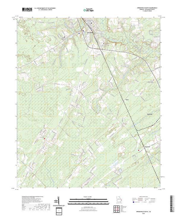 USGS Topographic Map – Springfield South