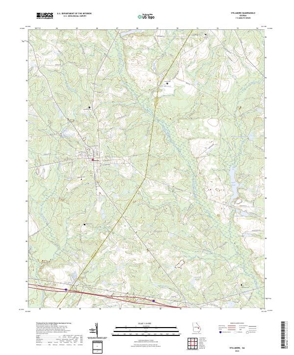 USGS Topographic Map – Stillmore