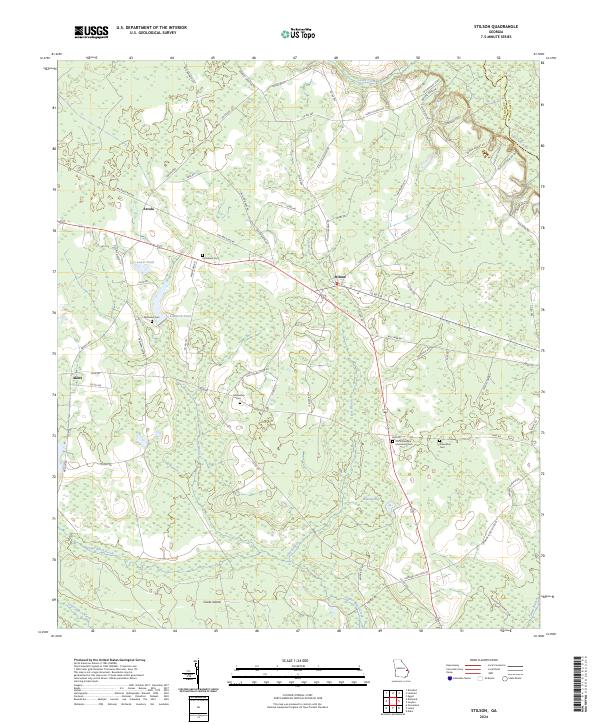 USGS Topographic Map – Stilson