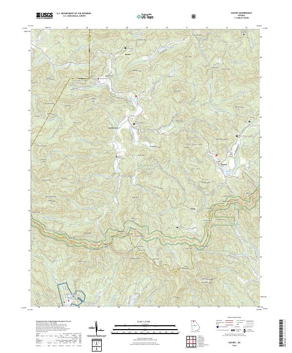 USGS Topographic Map – Suches