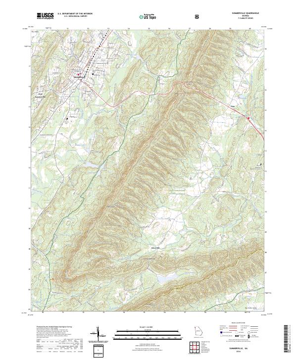 USGS Topographic Map – Summerville
