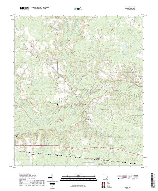 USGS Topographic Map – Talmo