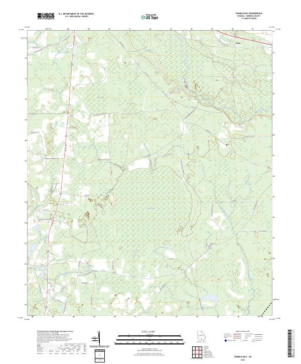 USGS Topographic Map – Tenmile Bay