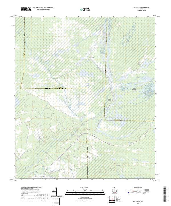 USGS Topographic Map – The Pocket