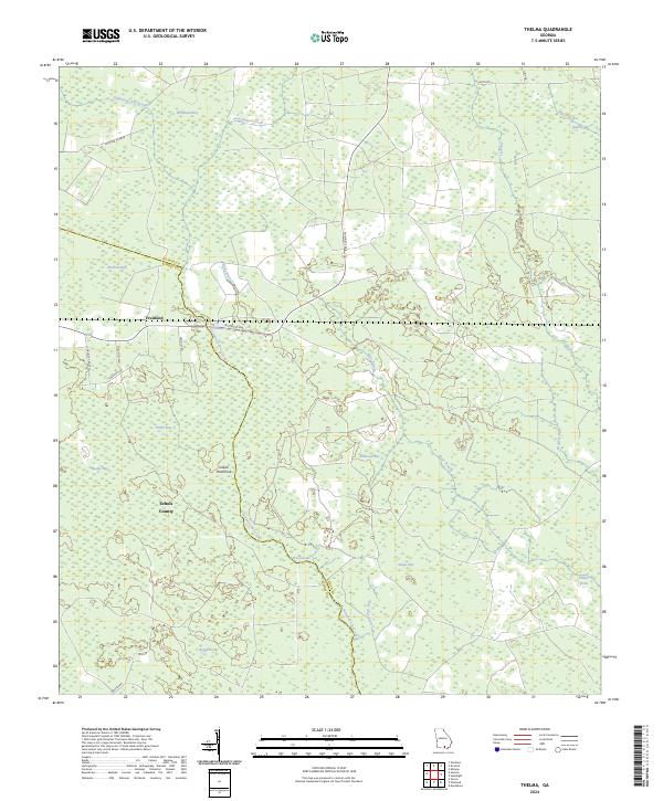 USGS Topographic Map – Thelma