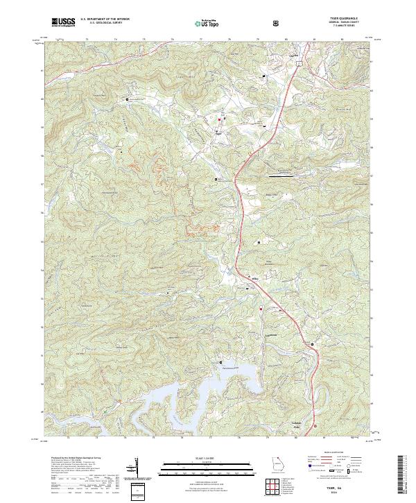 USGS Topographic Map – Tiger