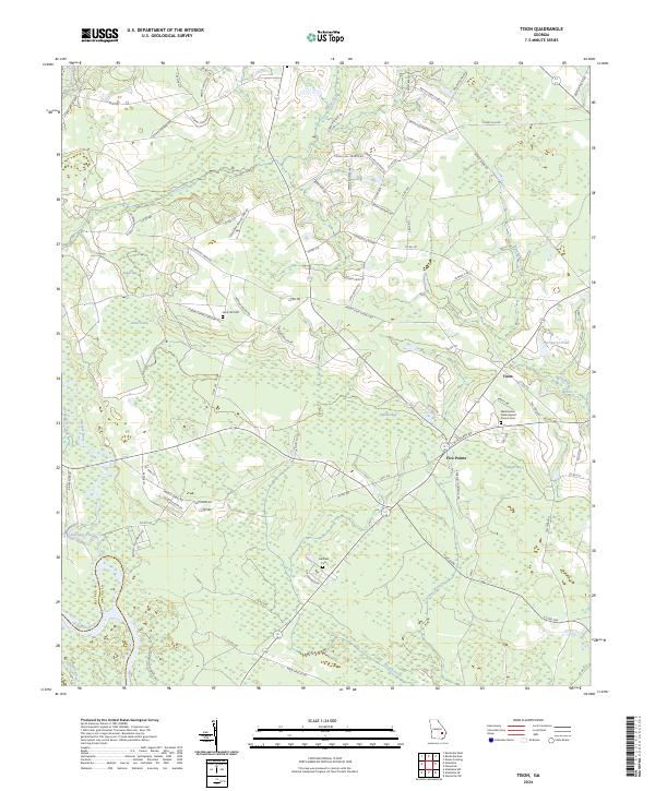 USGS Topographic Map – Tison