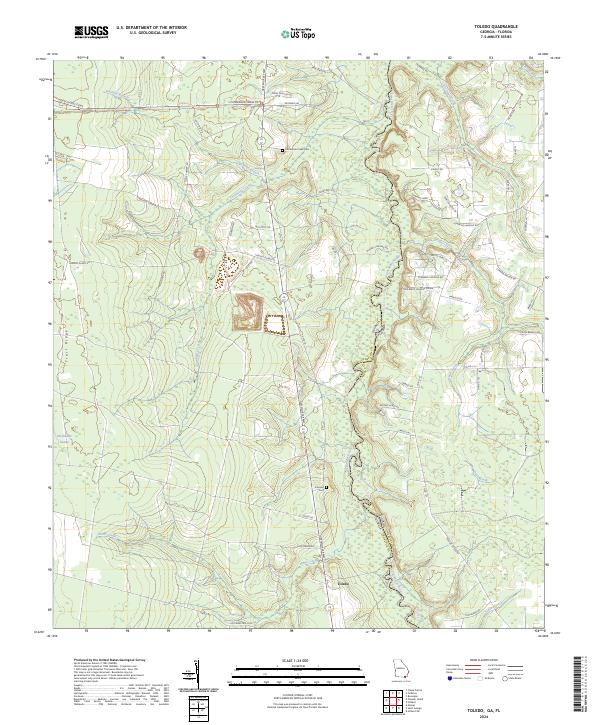 USGS Topographic Map – Toledo