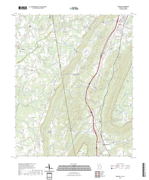 USGS Topographic Map – Trenton