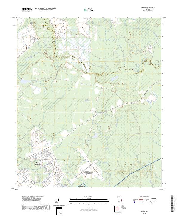 USGS Topographic Map – Trinity