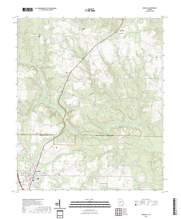USGS Topographic Map – Unadilla