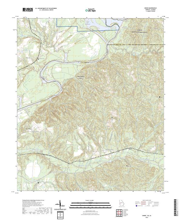 USGS Topographic Map – Union