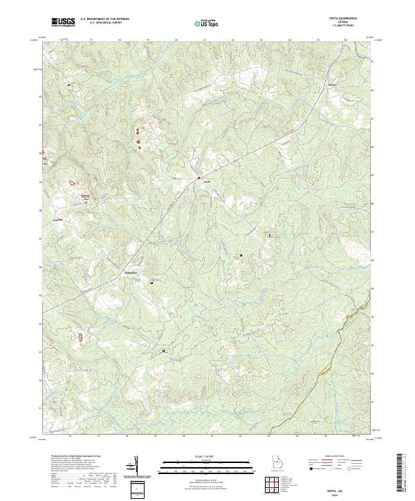 USGS Topographic Map – Vesta