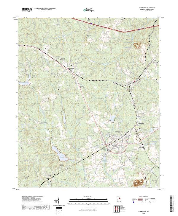 USGS Topographic Map – Warrenton
