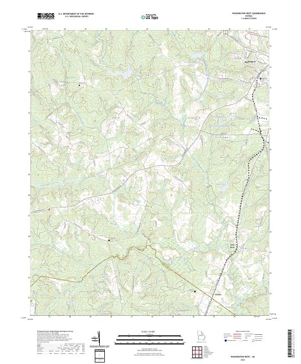USGS Topographic Map – Washington West