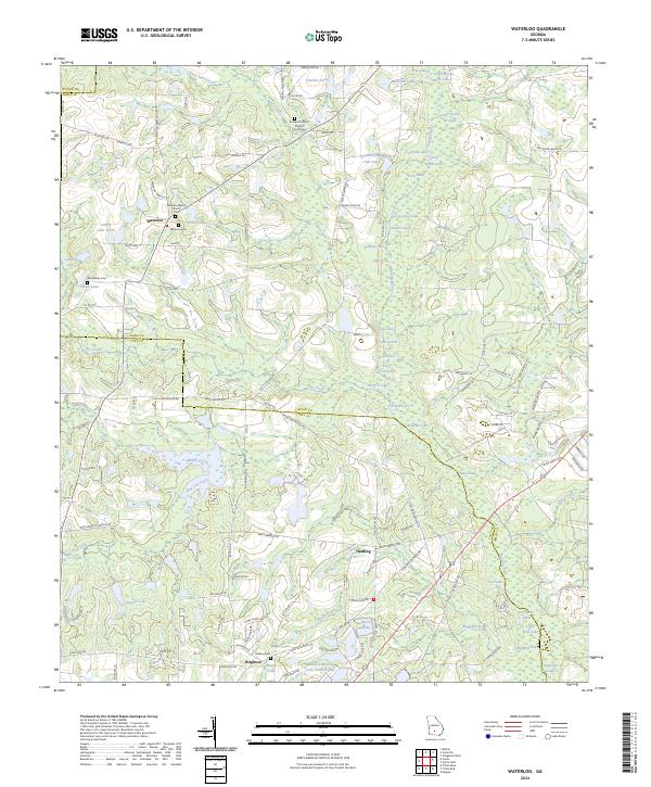 USGS Topographic Map – Waterloo