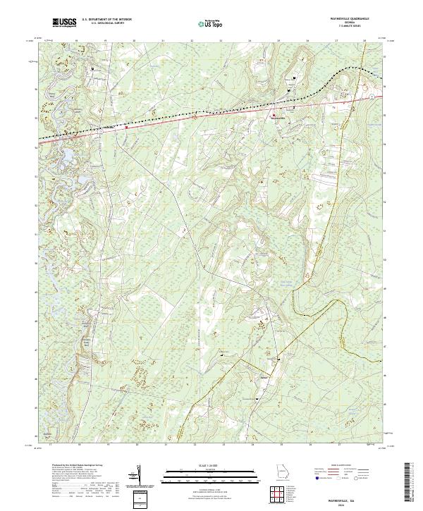 USGS Topographic Map – Waynesville