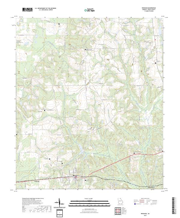 USGS Topographic Map – Whigham