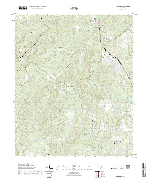 USGS Topographic Map – Whitesburg