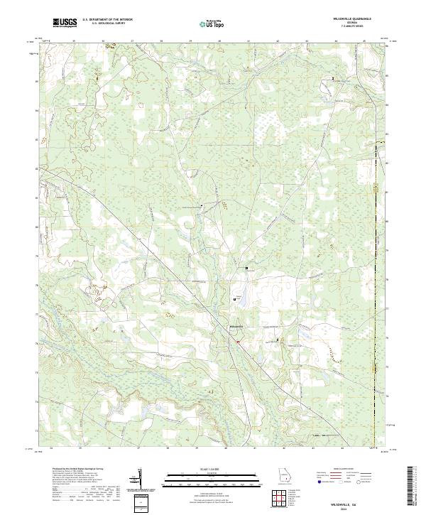 USGS Topographic Map – Wilsonville