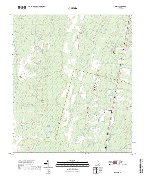 USGS Topographic Map – Winokur