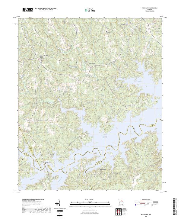 USGS Topographic Map – Woodlawn