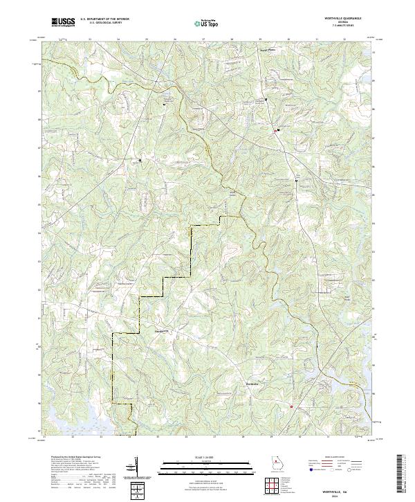 USGS Topographic Map – Worthville