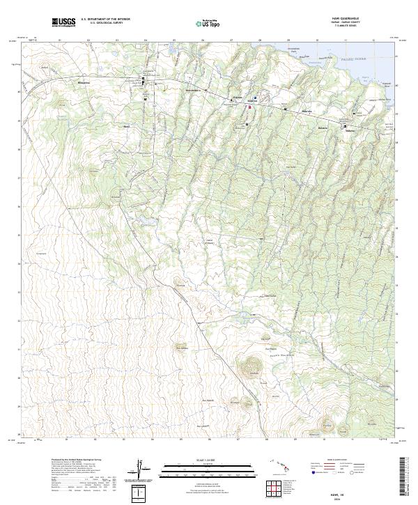 USGS Topographic Map – Hawi