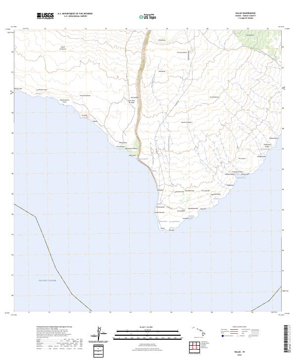 USGS Topographic Map – Kalae