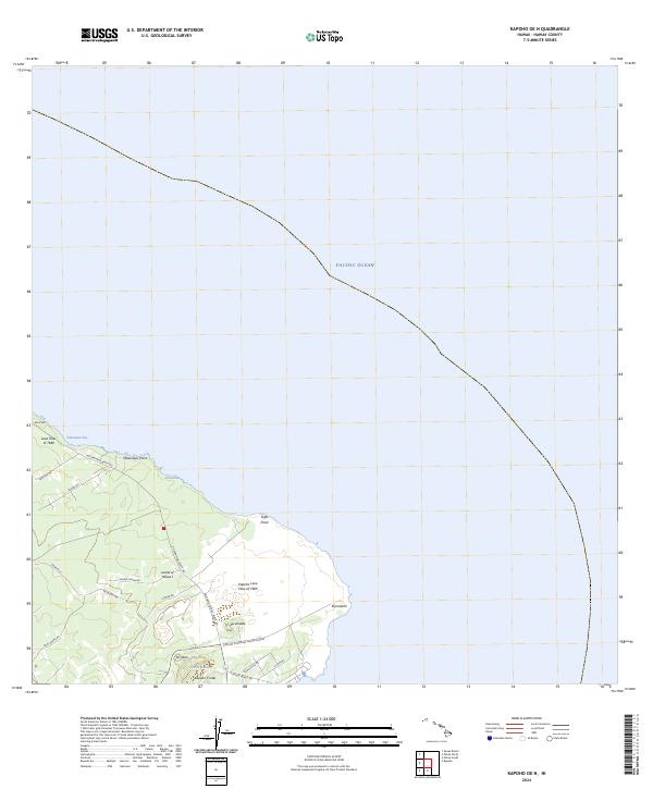 USGS Topographic Map – Kapoho OE N