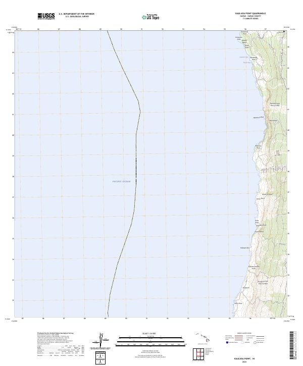 USGS Topographic Map – Kauluoa Point