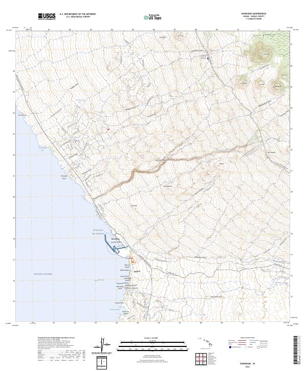 USGS Topographic Map – Kawaihae