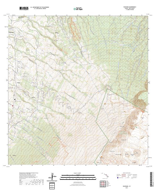 USGS Topographic Map – Kilohana