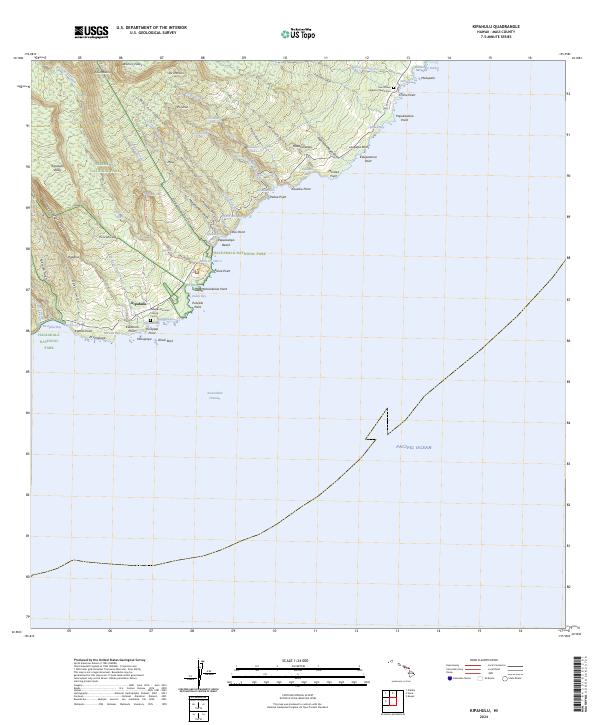USGS Topographic Map – Kipahulu