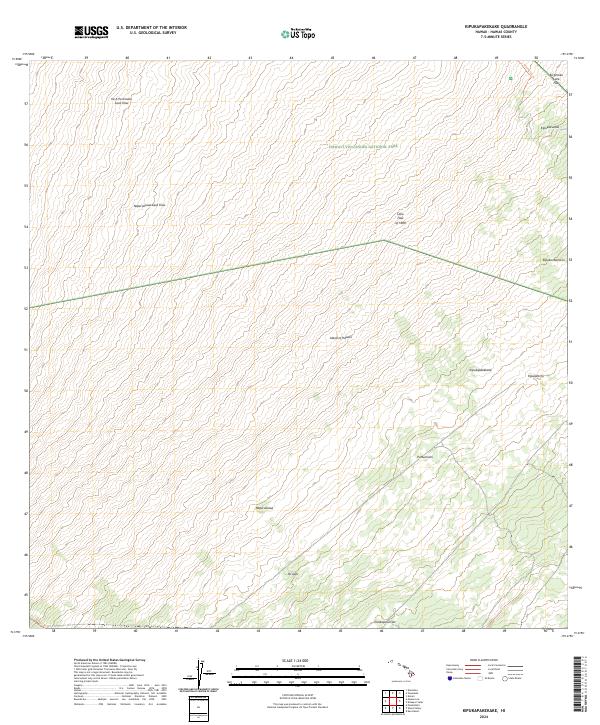 USGS Topographic Map – Kipukapakekake