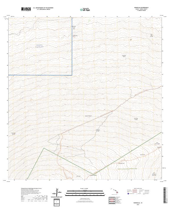 2024 Map of Kokoolau, 2024 Print