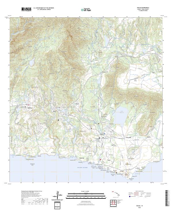 USGS Topographic Map – Koloa